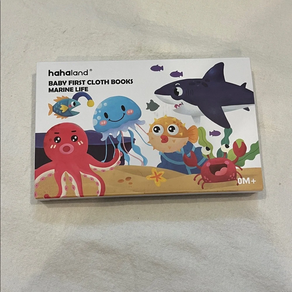 Hahaland Marine Life Cloth Book